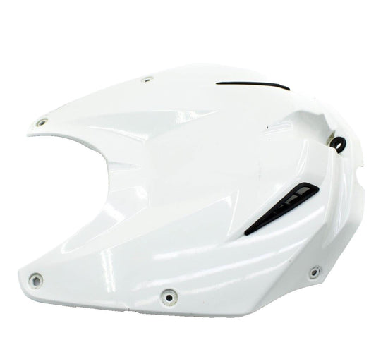 2010 - 2014 BMW S1000RR GAS TANK FAIRING COWL COVER TRIM FUEL CELL WHITE FRONT