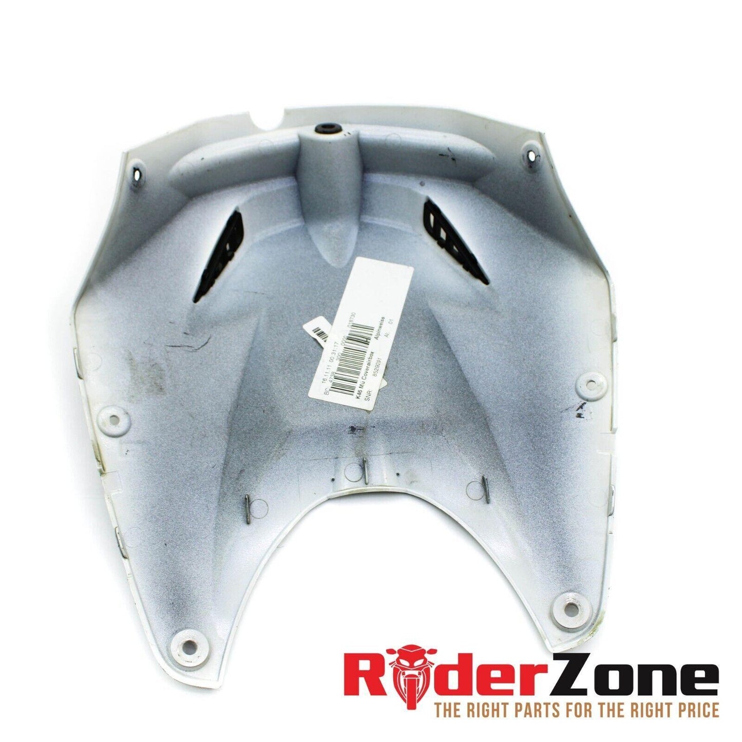 2010 - 2014 BMW S1000RR GAS TANK FAIRING COWL COVER TRIM FUEL CELL WHITE FRONT