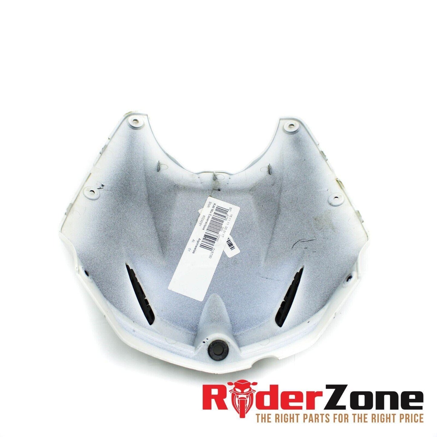 2010 - 2014 BMW S1000RR GAS TANK FAIRING COWL COVER TRIM FUEL CELL WHITE FRONT