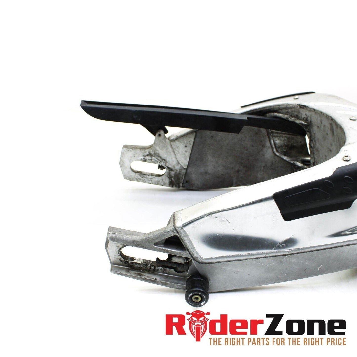 2010 - 2014 BMW S1000RR SWINGARM REAR FRAME ARM SILVER CHAIN GUARD STRAIGHT