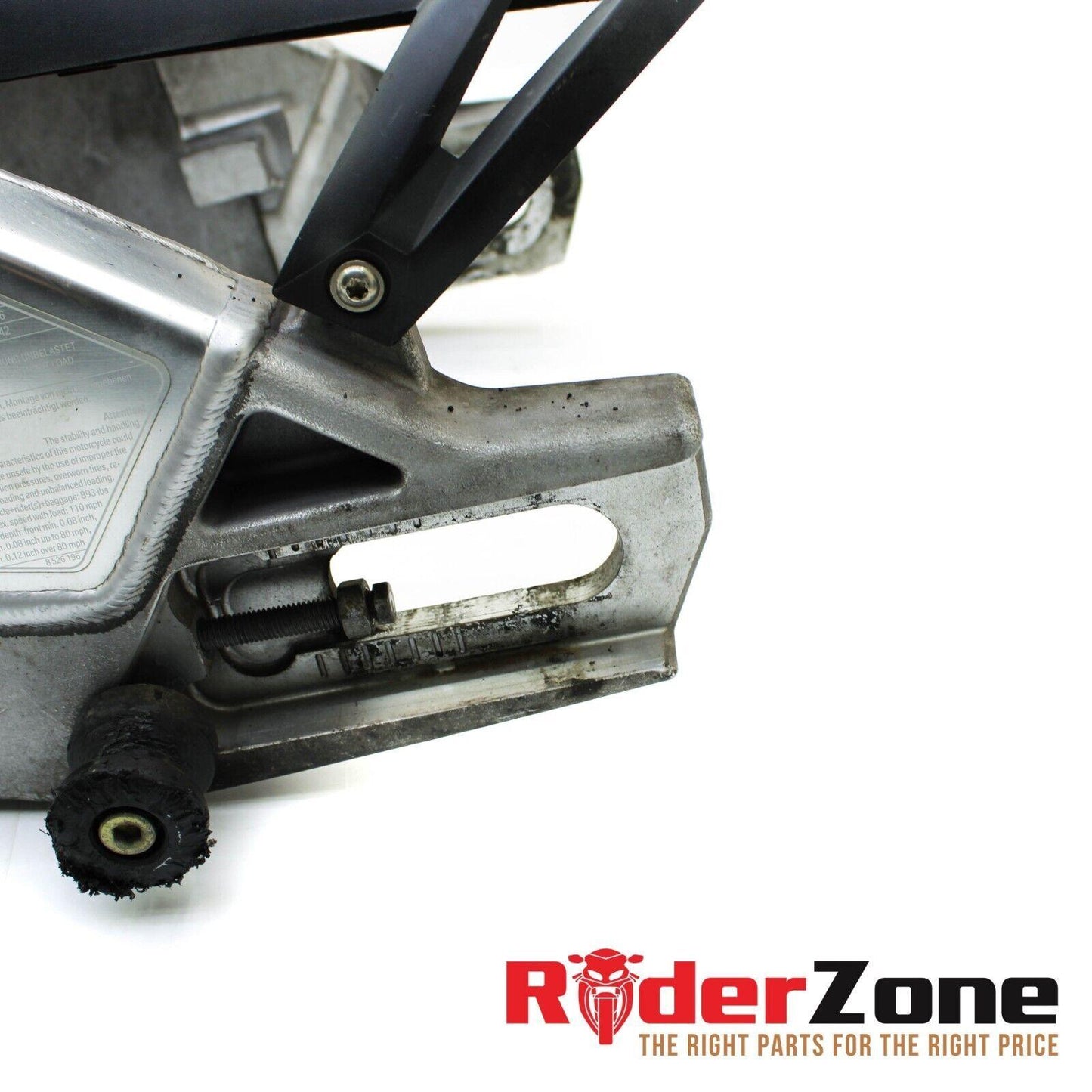 2010 - 2014 BMW S1000RR SWINGARM REAR FRAME ARM SILVER CHAIN GUARD STRAIGHT