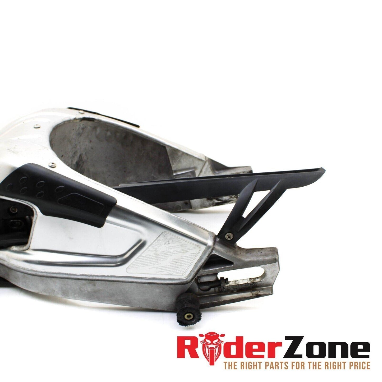 2010 - 2014 BMW S1000RR SWINGARM REAR FRAME ARM SILVER CHAIN GUARD STRAIGHT