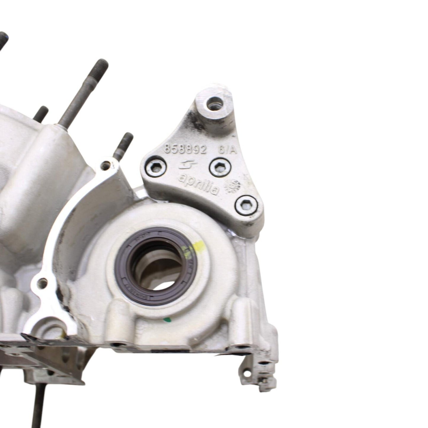 2010 - 2014 APRILIA RSV4 CRANKCASE SET ENGINE BLOCK MOTOR CRANK CASES SILVER