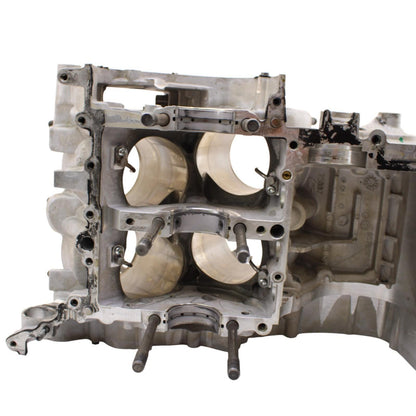 2010 - 2014 APRILIA RSV4 CRANKCASE SET ENGINE BLOCK MOTOR CRANK CASES SILVER