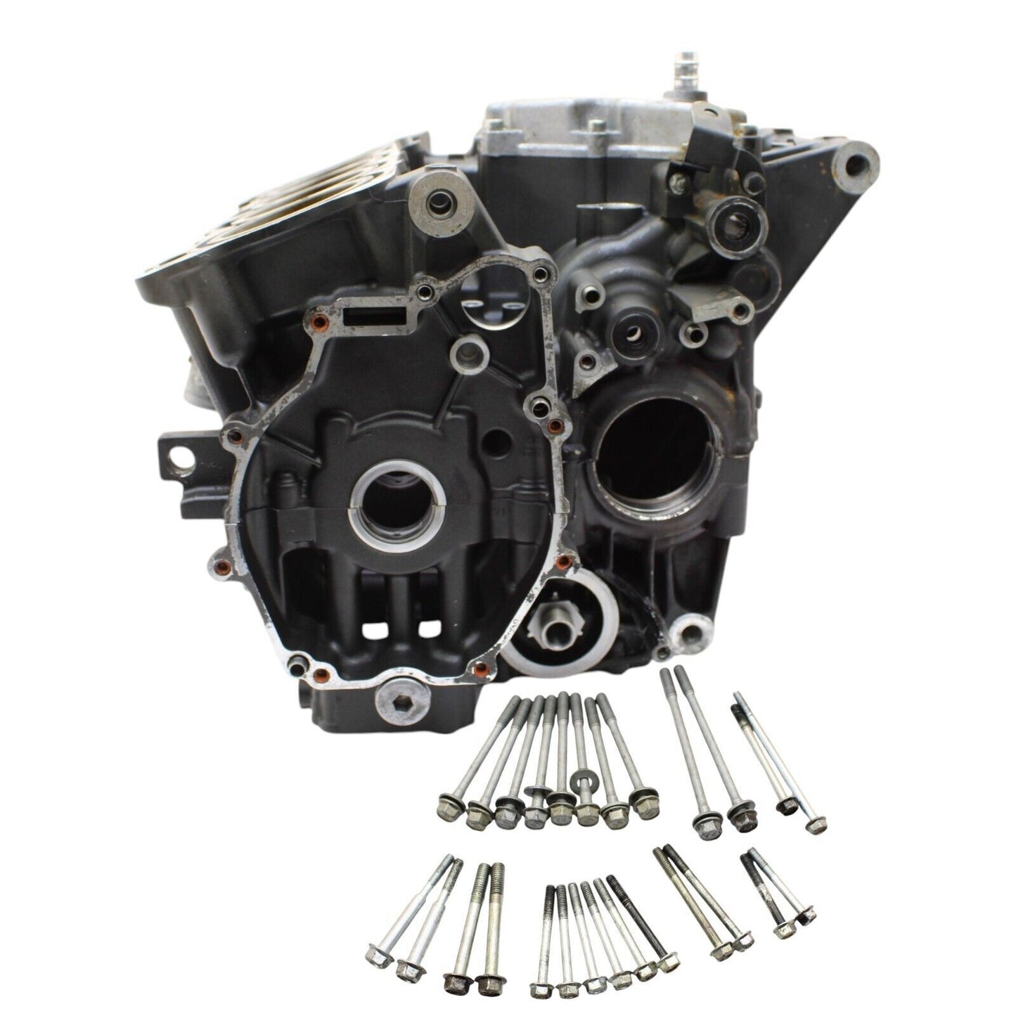 2009 - 2017 YAMAHA FZ6R CRANKCASE BLOCK ENGINE CASES MOTOR SET BLACK