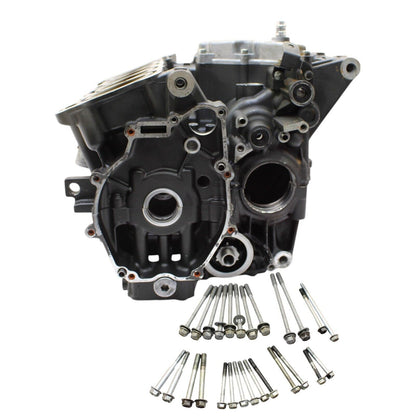 2009 - 2017 YAMAHA FZ6R CRANKCASE BLOCK ENGINE CASES MOTOR SET BLACK