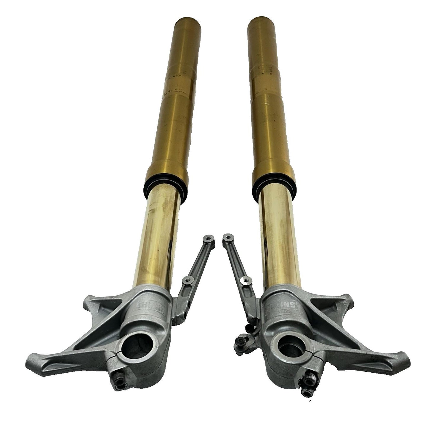 2016 - 2018 DUCATI HYPERMOTARD 939 FRONT FORKS SUSPENSION TUBES SET PAIR YELLOW