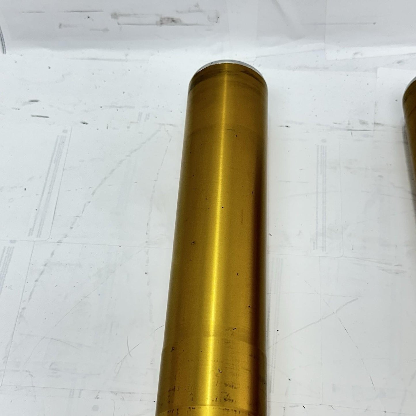 2016 - 2018 DUCATI HYPERMOTARD 939 FRONT FORKS SUSPENSION TUBES SET PAIR YELLOW