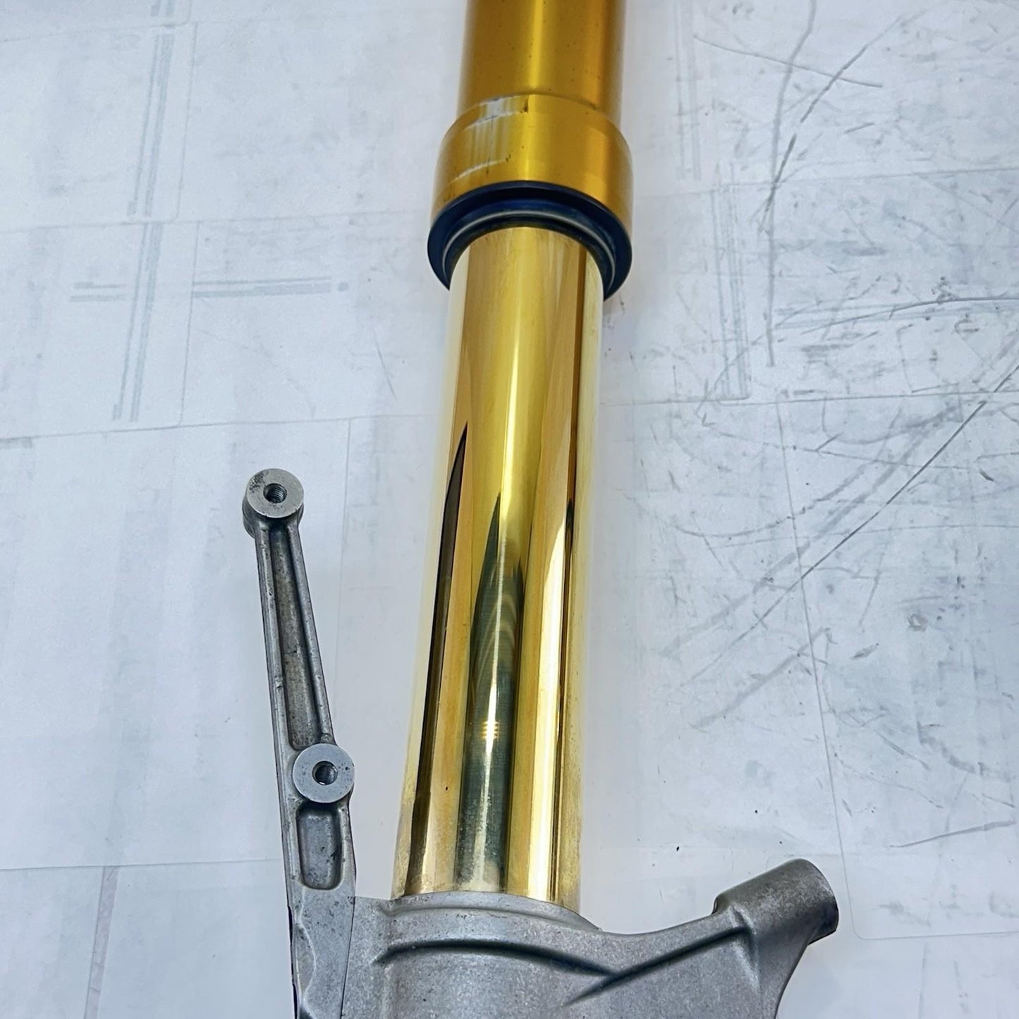 2016 - 2018 DUCATI HYPERMOTARD 939 FRONT FORKS SUSPENSION TUBES SET PAIR YELLOW