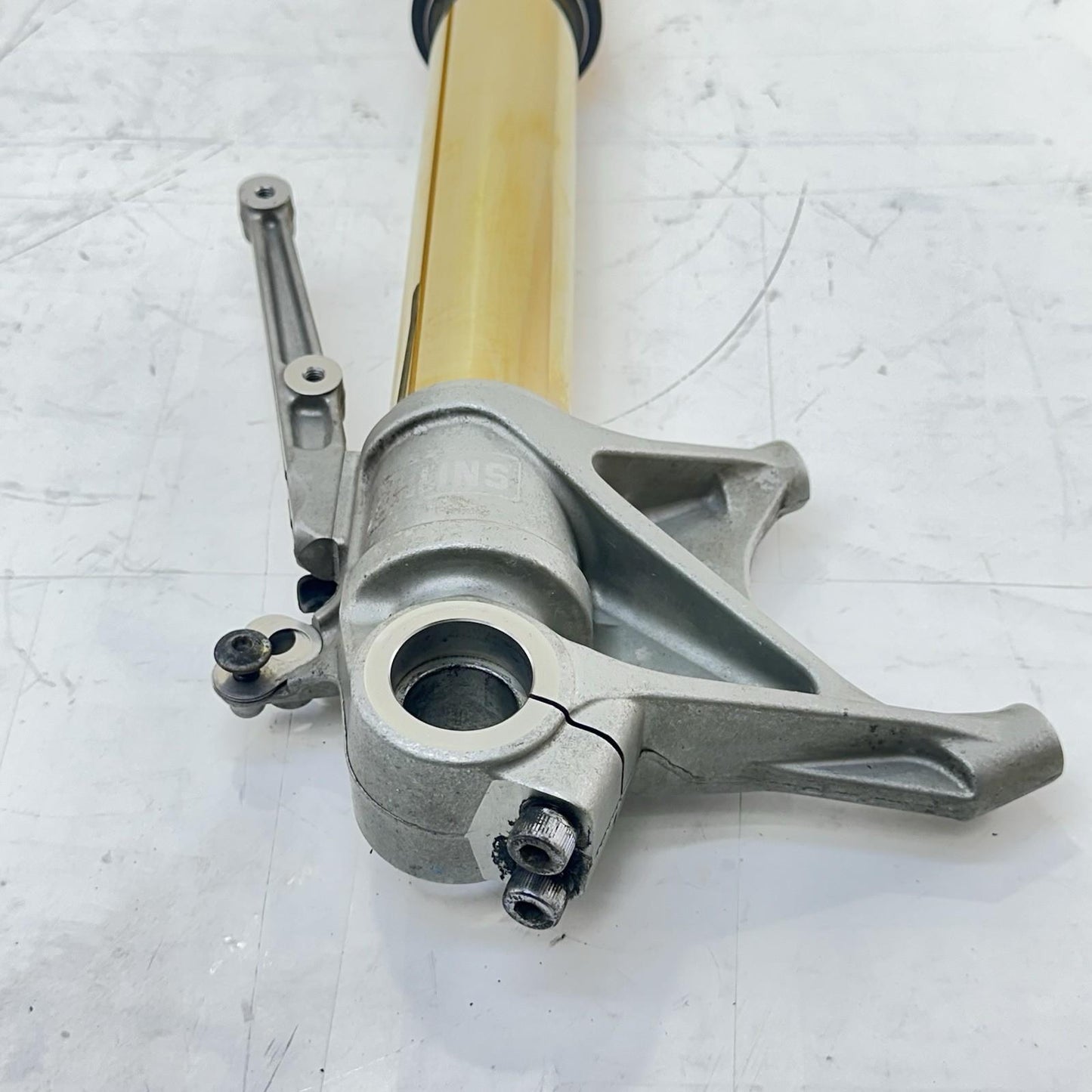 2016 - 2018 DUCATI HYPERMOTARD 939 FRONT FORKS SUSPENSION TUBES SET PAIR YELLOW