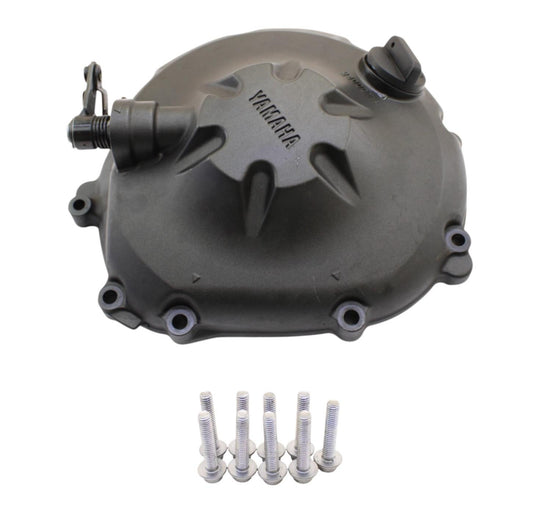 2008 - 2016 YAMAHA YZF R6 CLUTCH COVER ENGINE SIDE MOTOR BLACK RIGHT CRANKCASE