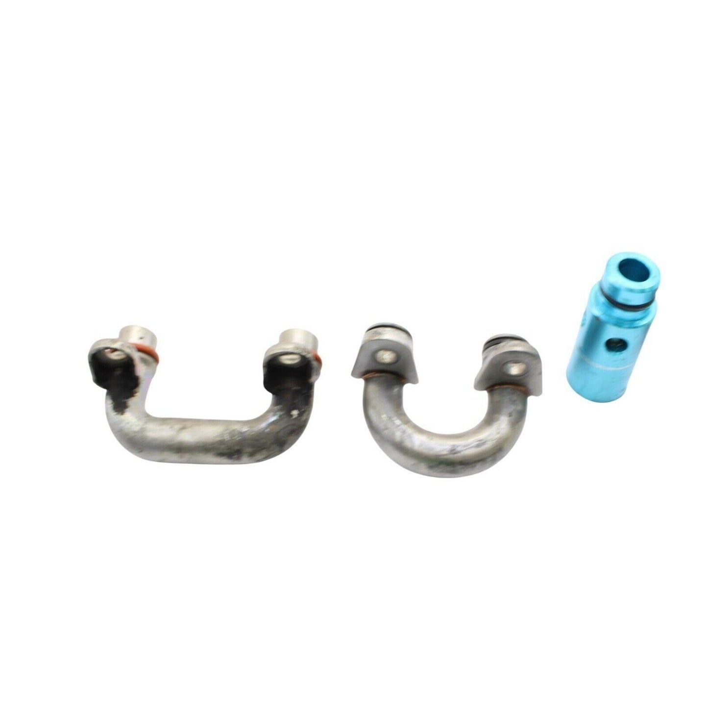 2008 - 2016 YAMAHA YZF R6 OIL PAN LOWER ENGINE BOTTOM COVER SILVER LINES HOSES