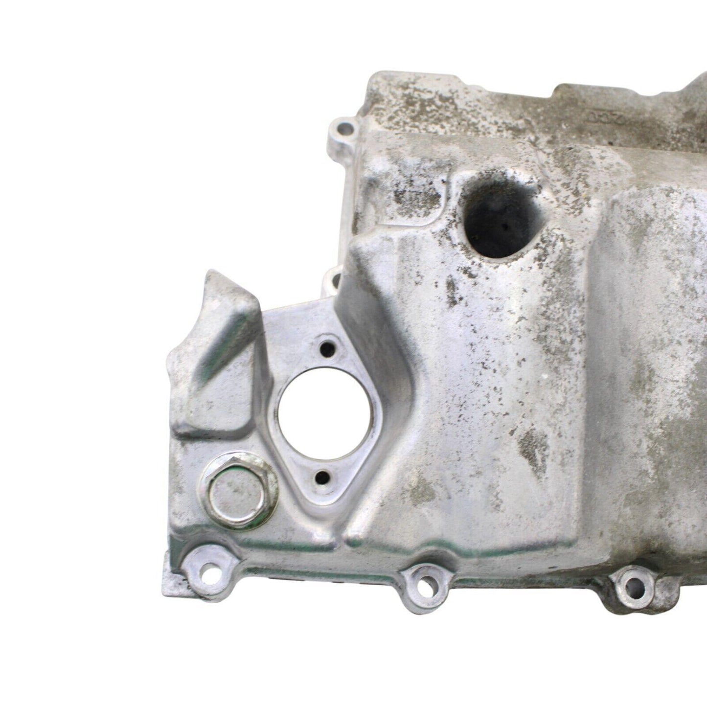 2008 - 2016 YAMAHA YZF R6 OIL PAN LOWER ENGINE BOTTOM COVER SILVER LINES HOSES