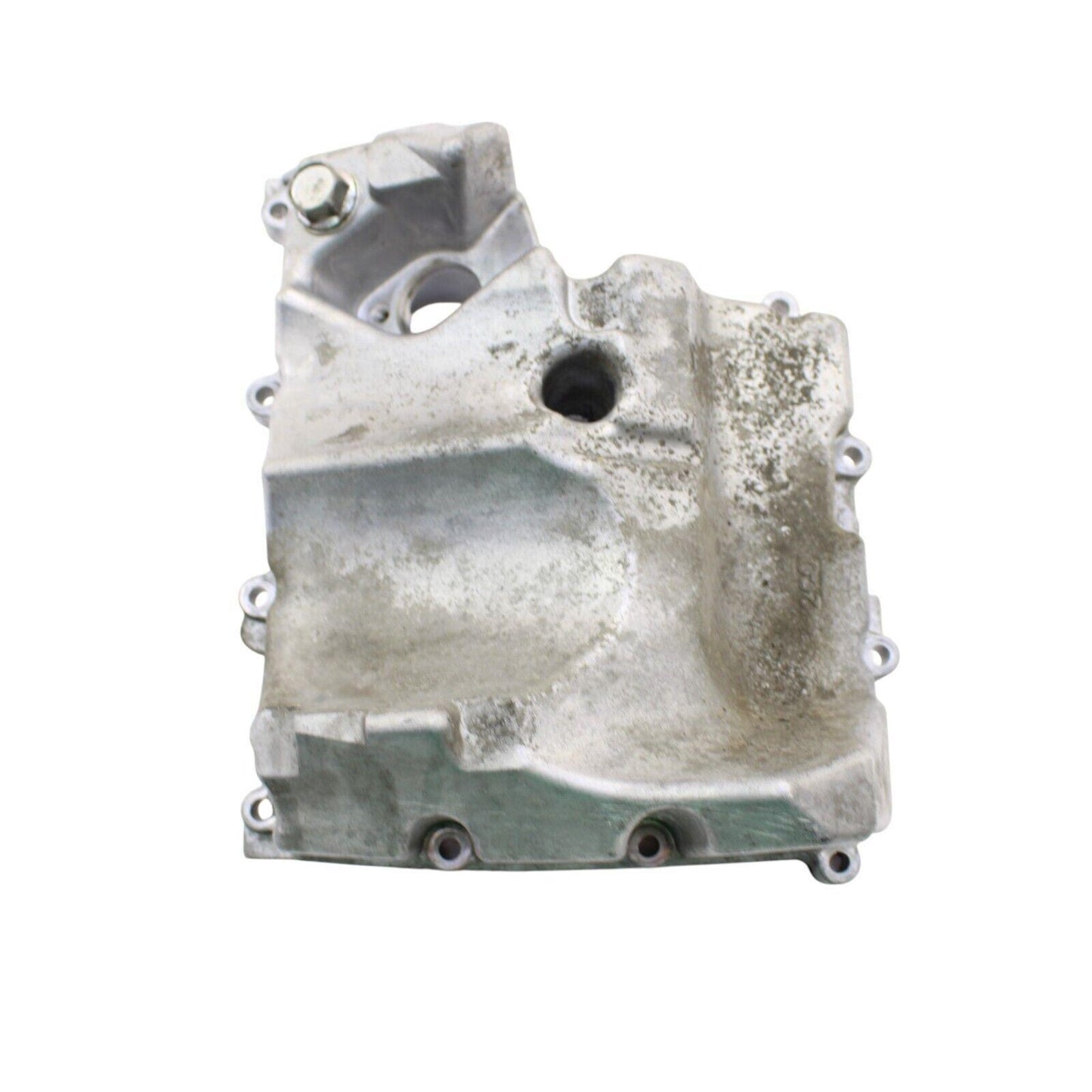 2008 - 2016 YAMAHA YZF R6 OIL PAN LOWER ENGINE BOTTOM COVER SILVER LINES HOSES