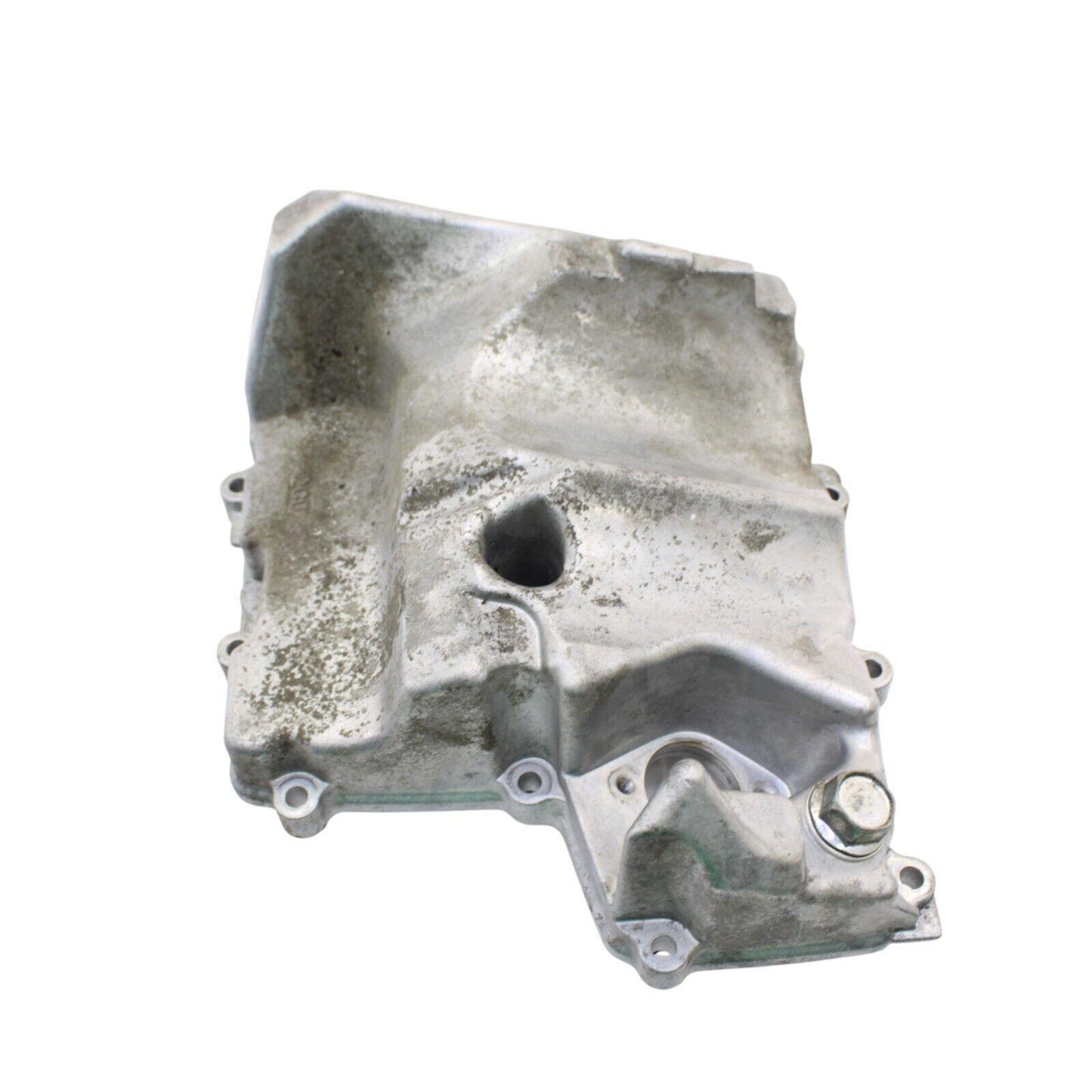 2008 - 2016 YAMAHA YZF R6 OIL PAN LOWER ENGINE BOTTOM COVER SILVER LINES HOSES