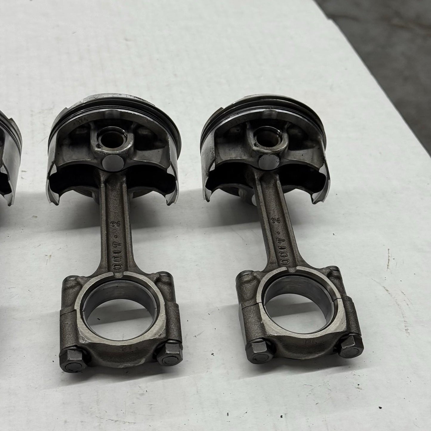 2004 2005 KAWASAKI NINJA ZX10R PISTONS SET ENGINE MOTOR BLOCK