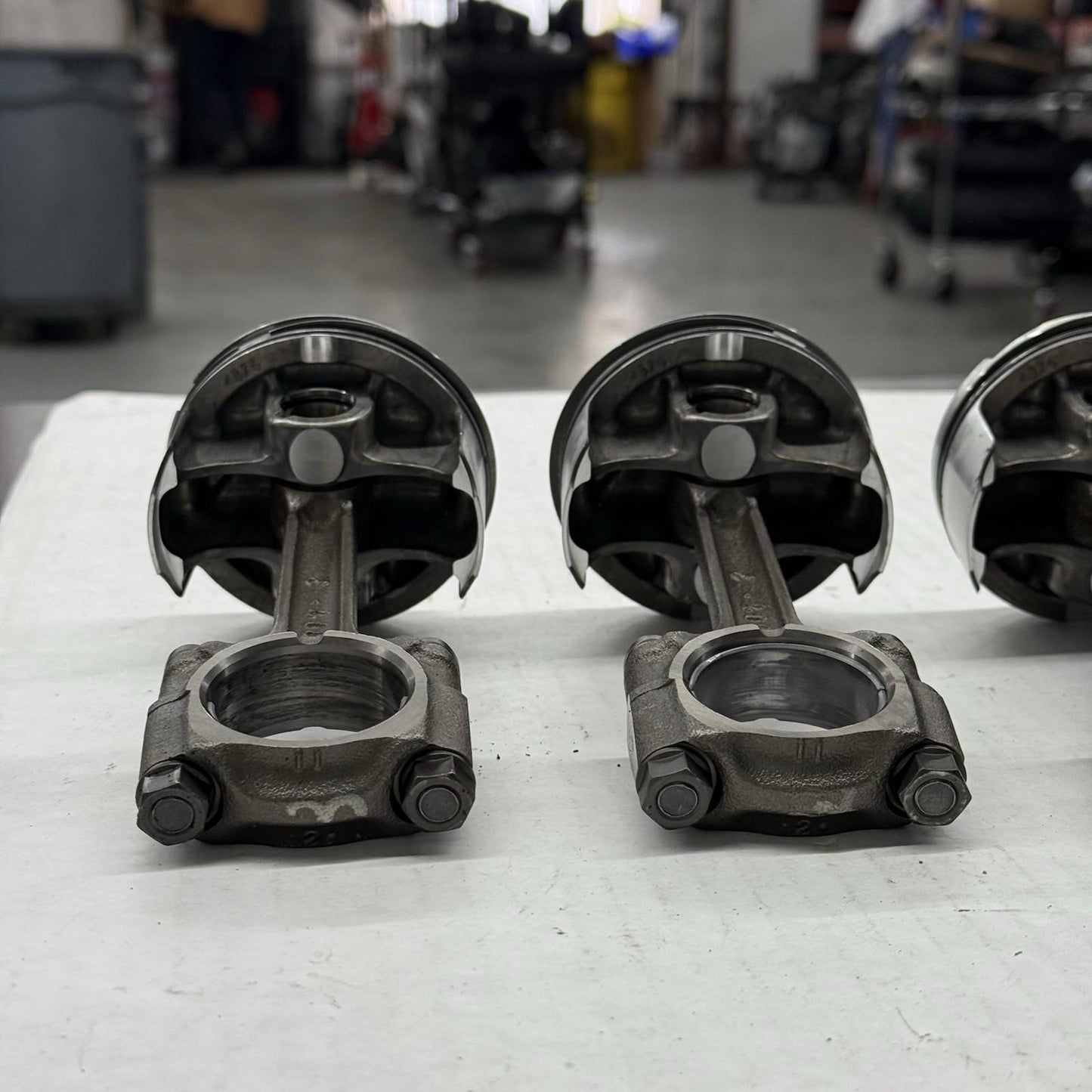 2004 2005 KAWASAKI NINJA ZX10R PISTONS SET ENGINE MOTOR BLOCK