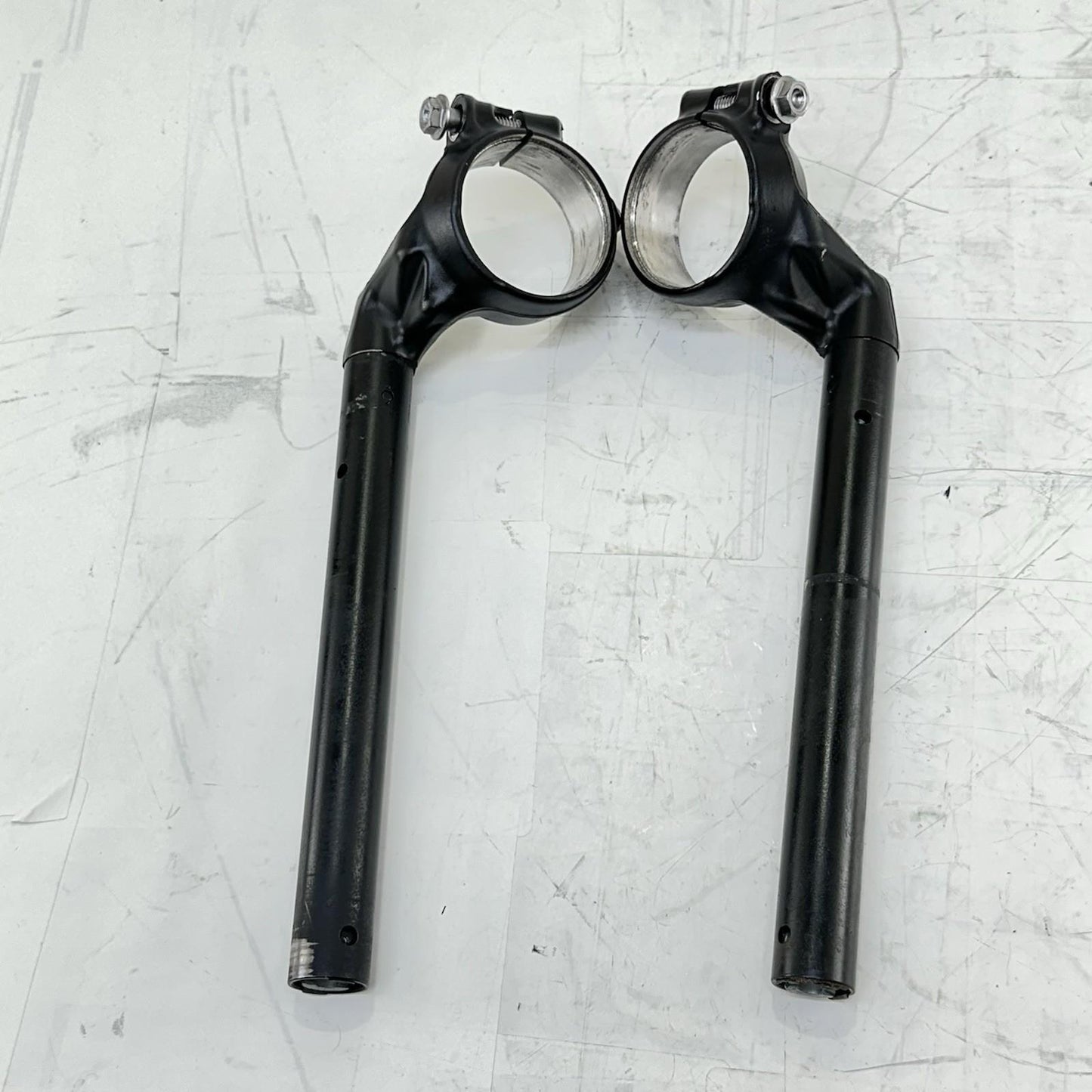 2017 - 2019 HONDA CBR 1000RR SP CLIP ON HANDLEBARS LEFT RIGHT SET PAIR BLACK