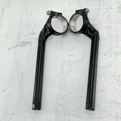 2017 - 2019 HONDA CBR 1000RR SP CLIP ON HANDLEBARS LEFT RIGHT SET PAIR BLACK
