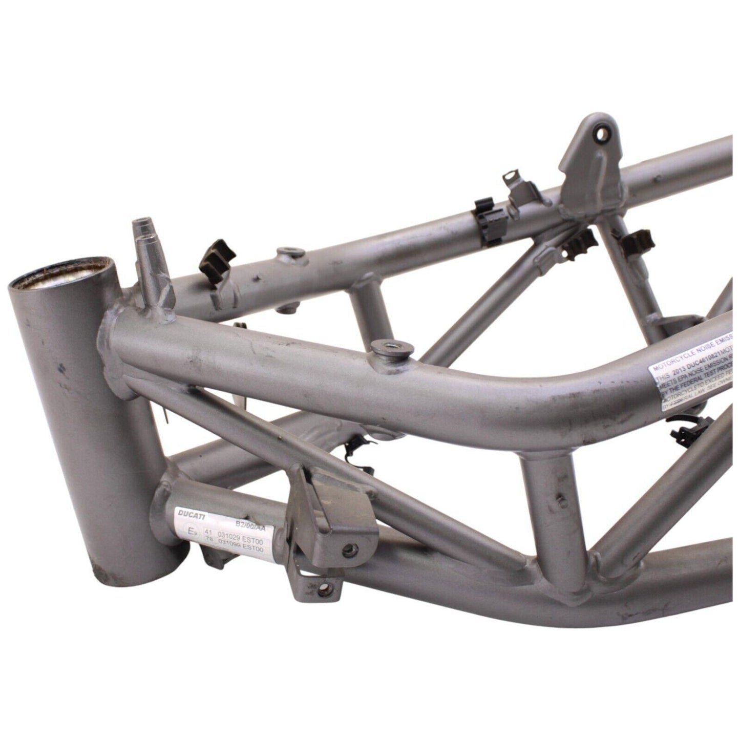 2013 - 2015 DUCATI HYPERMOTARD FRAME SILVER TUBE CHASSIS STRAIGHT
