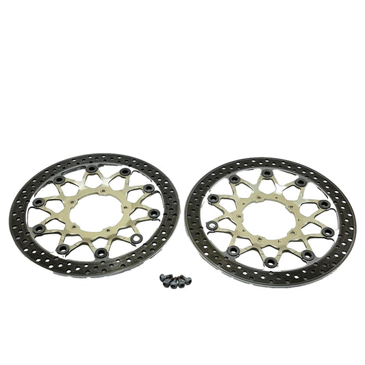 2017 - 2019 HONDA CBR 1000RR SP FRONT BRAKE ROTORS BOLTS LEFT RIGHT SET PAIR