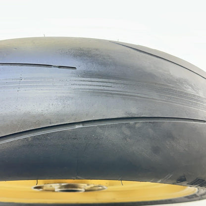 2017 - 2019 HONDA CBR 1000RR SP REAR WHEEL BACK RIM TIRE RUBBER YELLOW STOCK