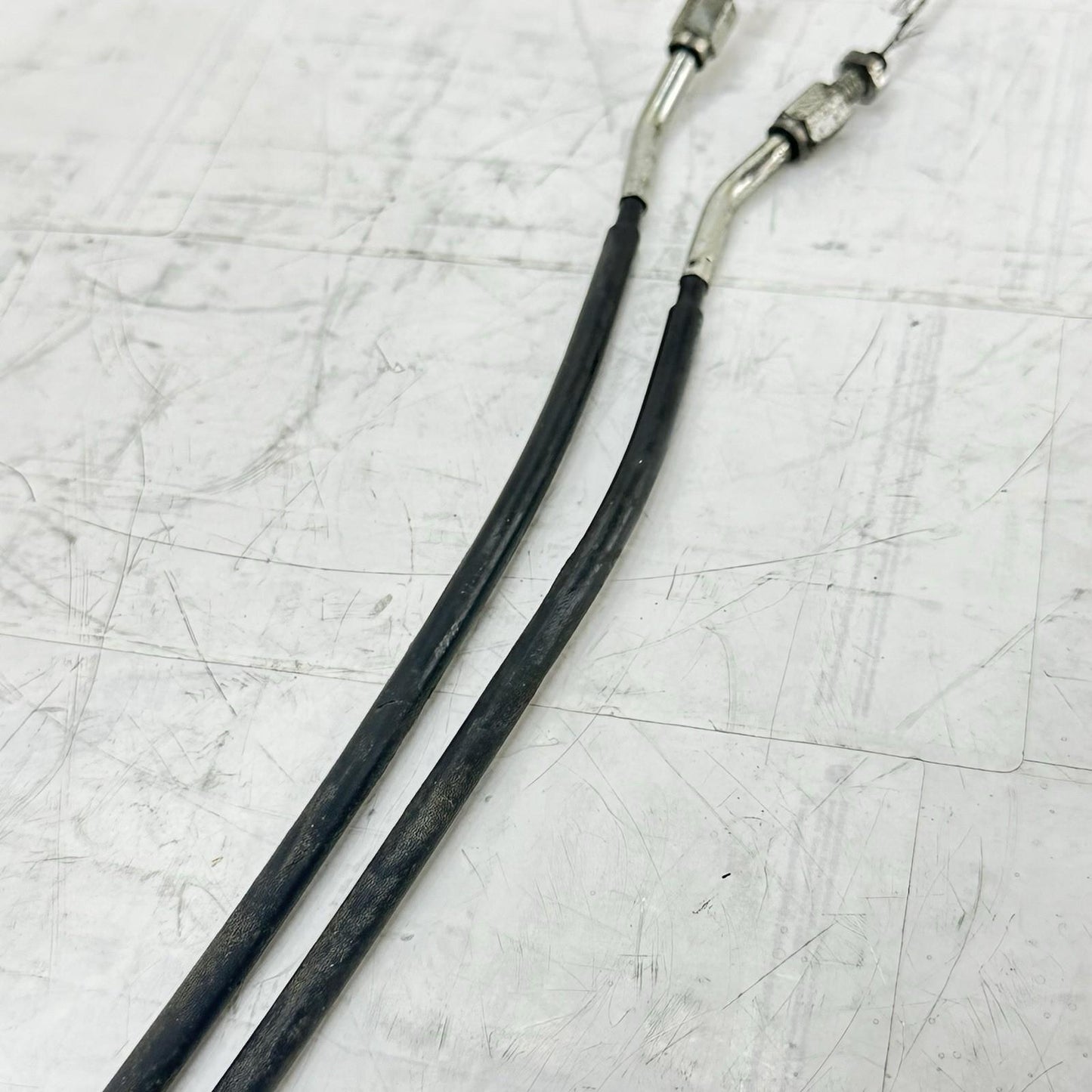 2011 - 2026 SUZUKI GSX 600 GSXR 750 THROTTLE CABLES LINES SET PAIR *SLIGHT TEAR*