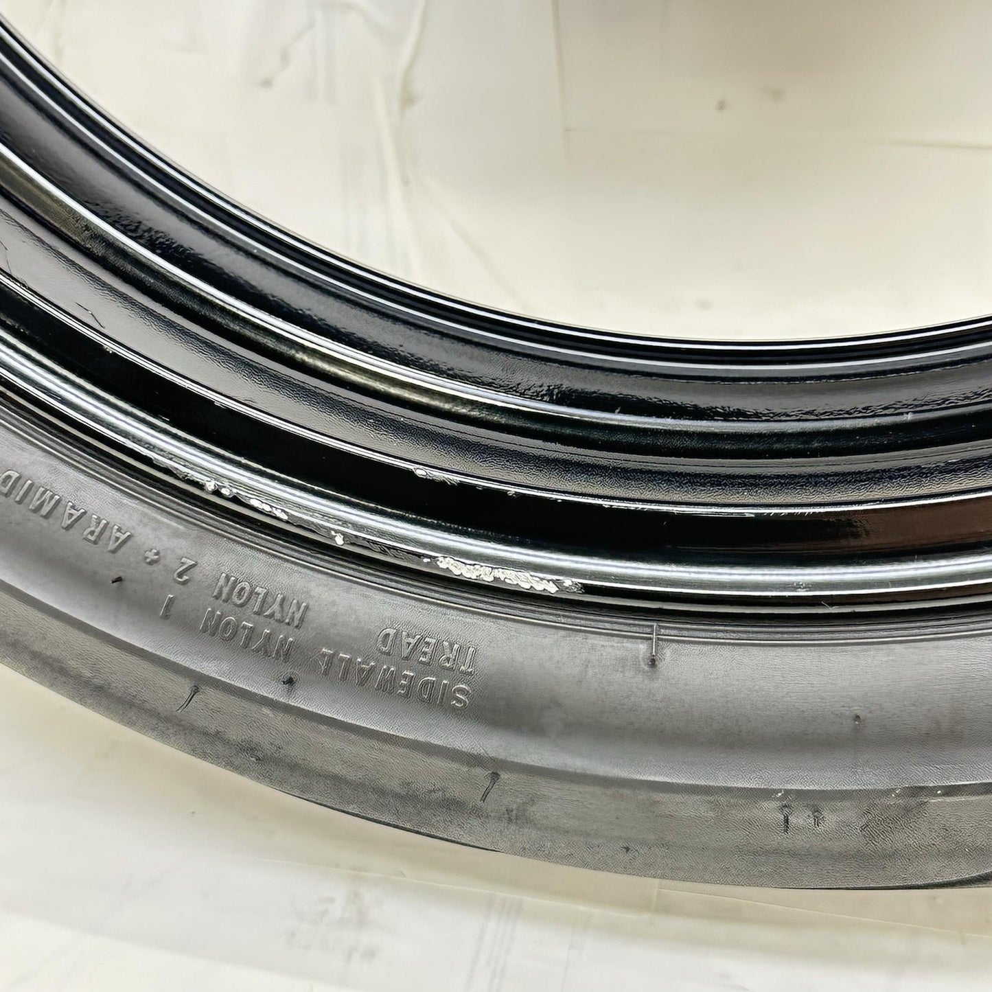 2011 - 2026 SUZUKI GSX 600 GSXR 750 FRONT WHEEL RIM TIRE RUBBER *SLIGHT SCUFFS*