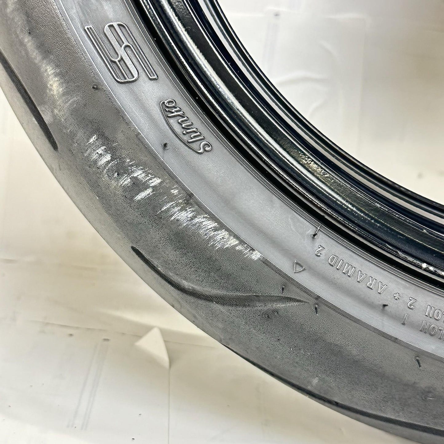 2011 - 2026 SUZUKI GSX 600 GSXR 750 FRONT WHEEL RIM TIRE RUBBER *SLIGHT SCUFFS*