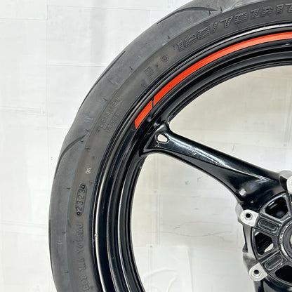 2011 - 2026 SUZUKI GSX 600 GSXR 750 FRONT WHEEL RIM TIRE RUBBER *SLIGHT SCUFFS*