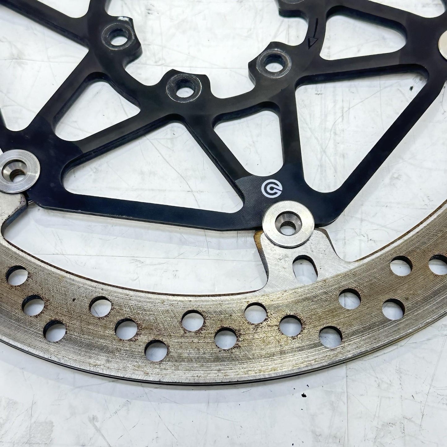 2021 - 2024 APRILIA TUONO V4 1100 FRONT BRAKE ROTOR DISC SINGLE *SLIGHT BENT*