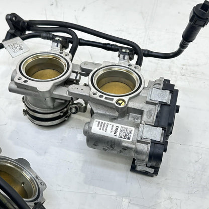 2021 - 2024 APRILIA TUONO V4 1100 THROTTLE BODIES FUEL INJECTORS SET PAIR STOCK