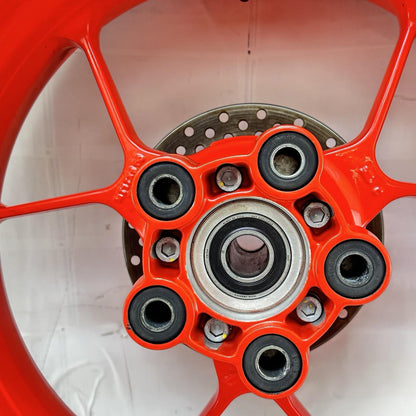 2021 - 2024 APRILIA TUONO V4 1100 REAR WHEEL RIM BRAKE ROTOR TIRE RUBBER RED