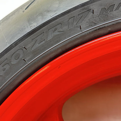 2021 - 2024 APRILIA TUONO V4 1100 REAR WHEEL RIM BRAKE ROTOR TIRE RUBBER RED