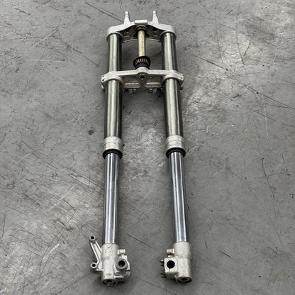 1994 1995 YAMAHA YZ250 FORKS FRONT SUSPENSION TRIPLE TREE STRAIGHT STOCK