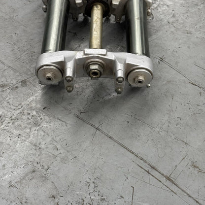 1994 1995 YAMAHA YZ250 FORKS FRONT SUSPENSION TRIPLE TREE STRAIGHT STOCK