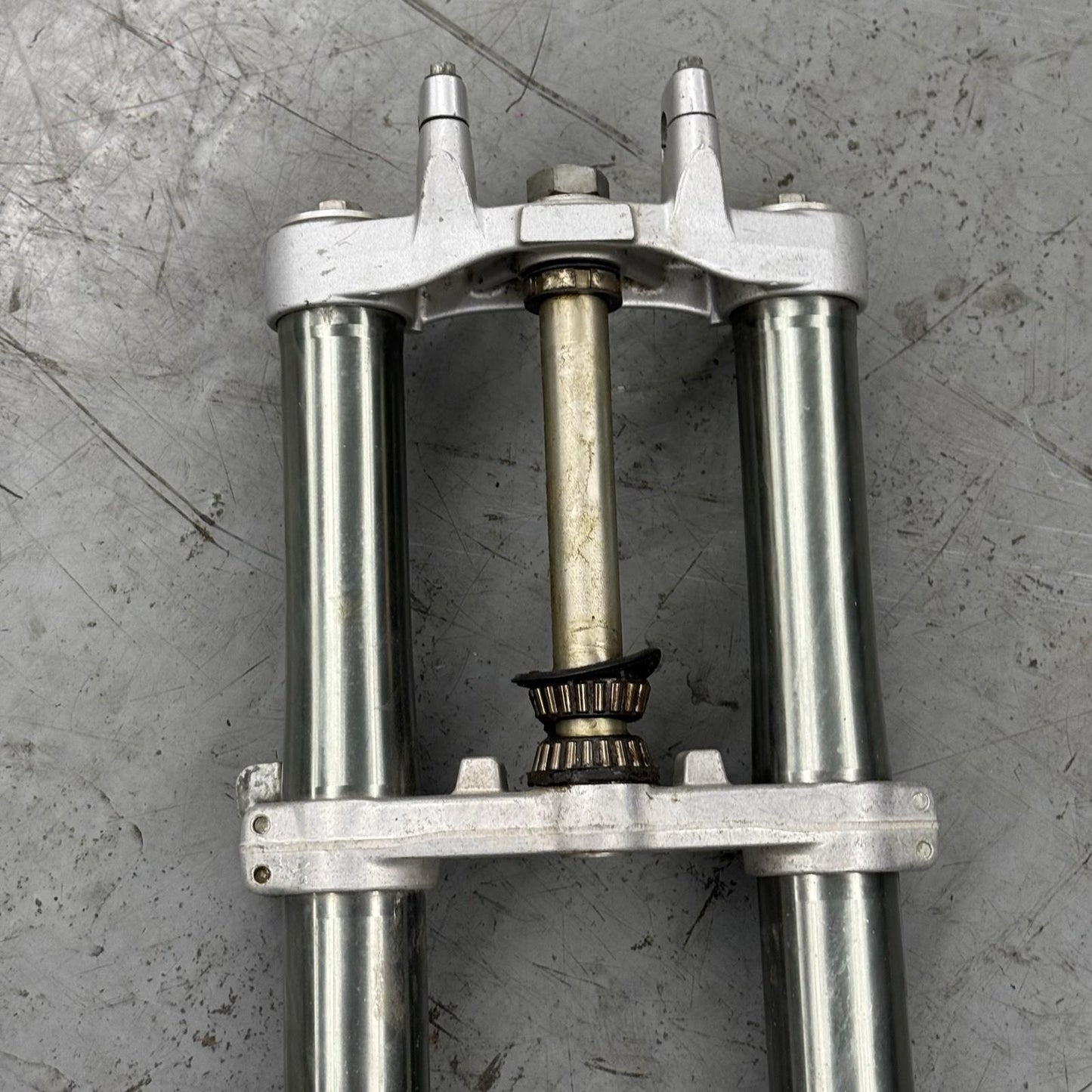 1994 1995 YAMAHA YZ250 FORKS FRONT SUSPENSION TRIPLE TREE STRAIGHT STOCK