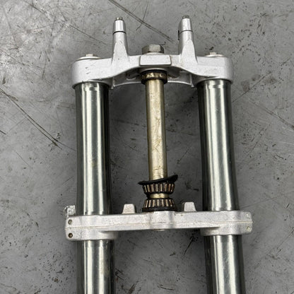 1994 1995 YAMAHA YZ250 FORKS FRONT SUSPENSION TRIPLE TREE STRAIGHT STOCK
