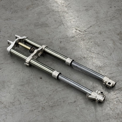 1994 1995 YAMAHA YZ250 FORKS FRONT SUSPENSION TRIPLE TREE STRAIGHT STOCK