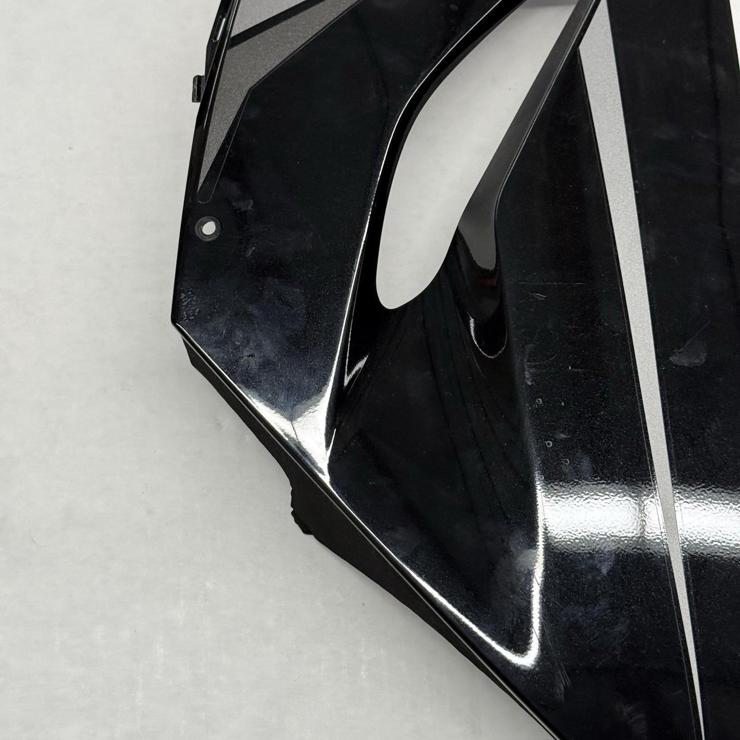 2012 - 2019 KAWASAKI ZX6R LOWER RIGHT SIDE BELLY PAN FAIRING BLACK ABS ZX 636