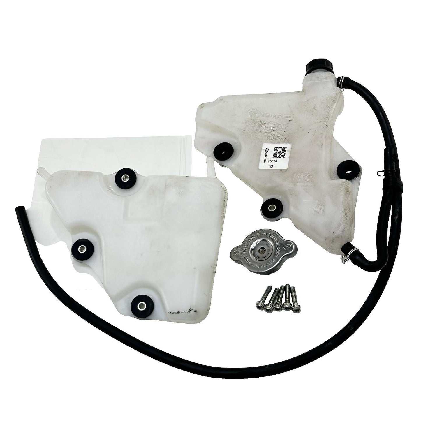 2018 - 2024 DUCATI PANIGALE V4S RADIATOR COOLANT TANKS OVERFLOW CANISTERS SET