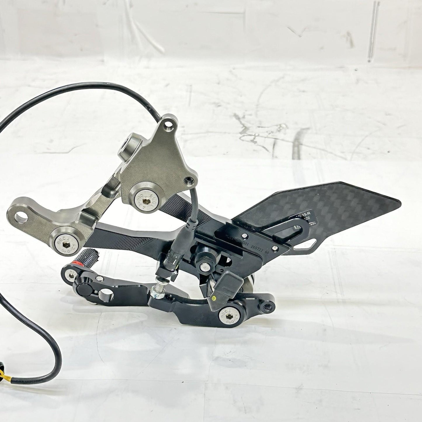 2018 - 2024 DUCATI PANIGALE V4S REAR SET FOOT CONTROL LEG REST *DAMAGE*