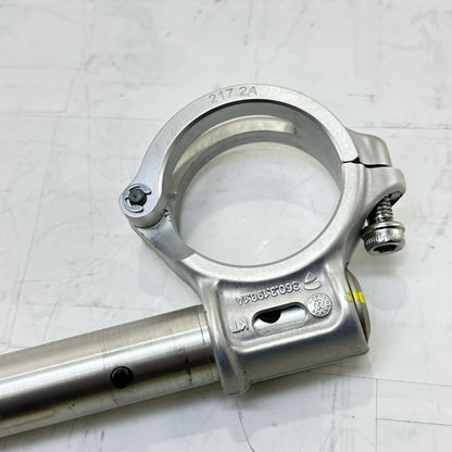 2018 - 2024 DUCATI PANIGALE V4S CLIP ON HANDLE BARS CLAMP LEFT RIGHT SILVER PAIR