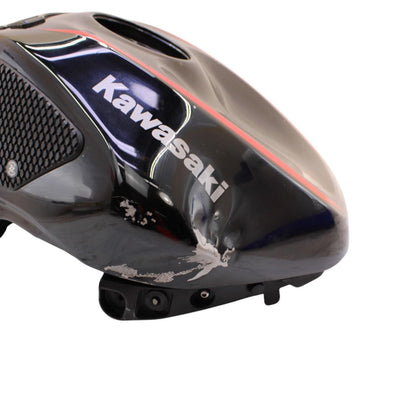 2019 - 2024 KAWASAKI NINJA ZX6R FUEL TANK GAS RESERVOIR BLACK PETROL *DENTED*
