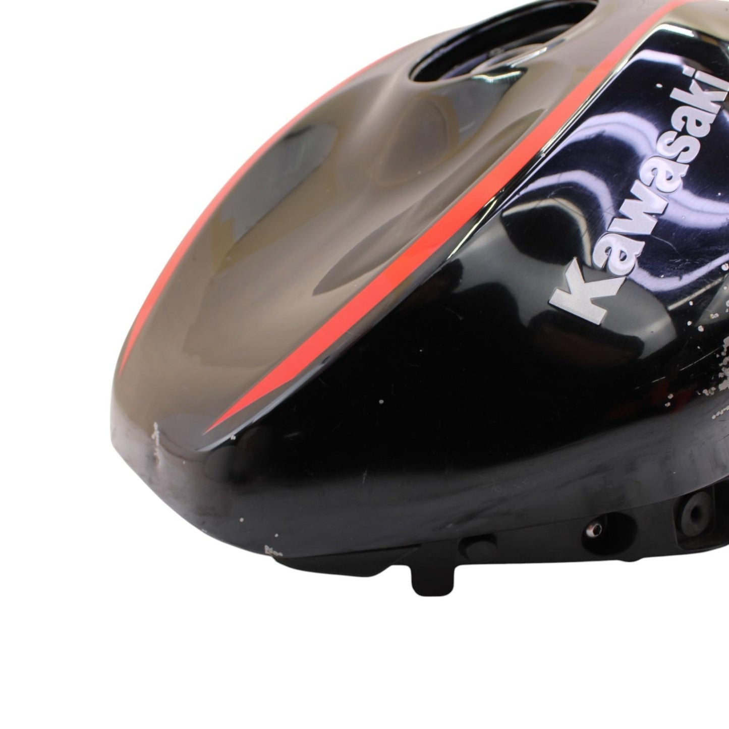 2019 - 2024 KAWASAKI NINJA ZX6R FUEL TANK GAS RESERVOIR BLACK PETROL *DENTED*