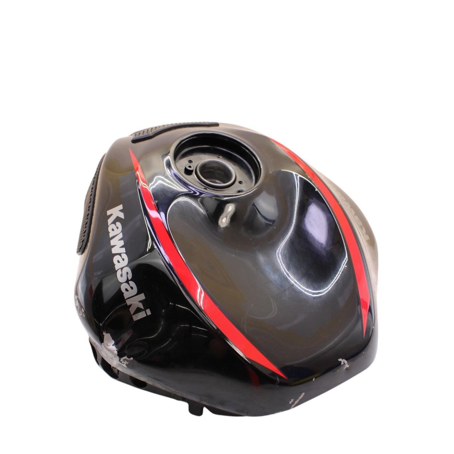 2019 - 2024 KAWASAKI NINJA ZX6R FUEL TANK GAS RESERVOIR BLACK PETROL *DENTED*