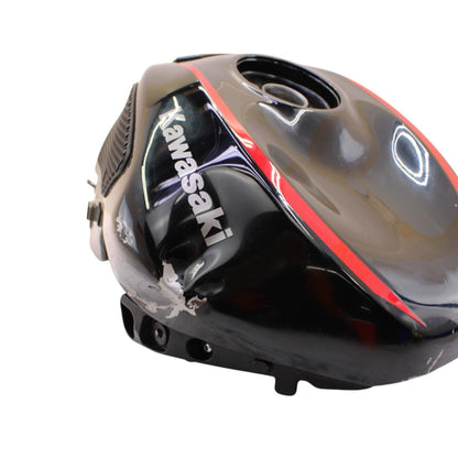 2019 - 2024 KAWASAKI NINJA ZX6R FUEL TANK GAS RESERVOIR BLACK PETROL *DENTED*