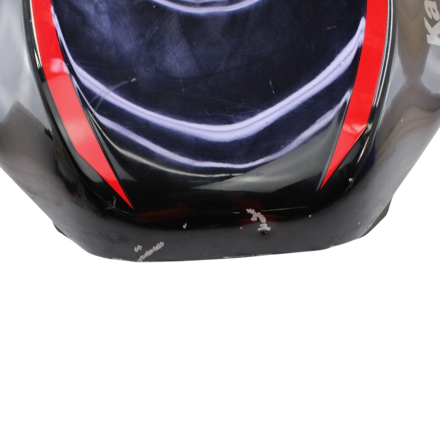 2019 - 2024 KAWASAKI NINJA ZX6R FUEL TANK GAS RESERVOIR BLACK PETROL *DENTED*