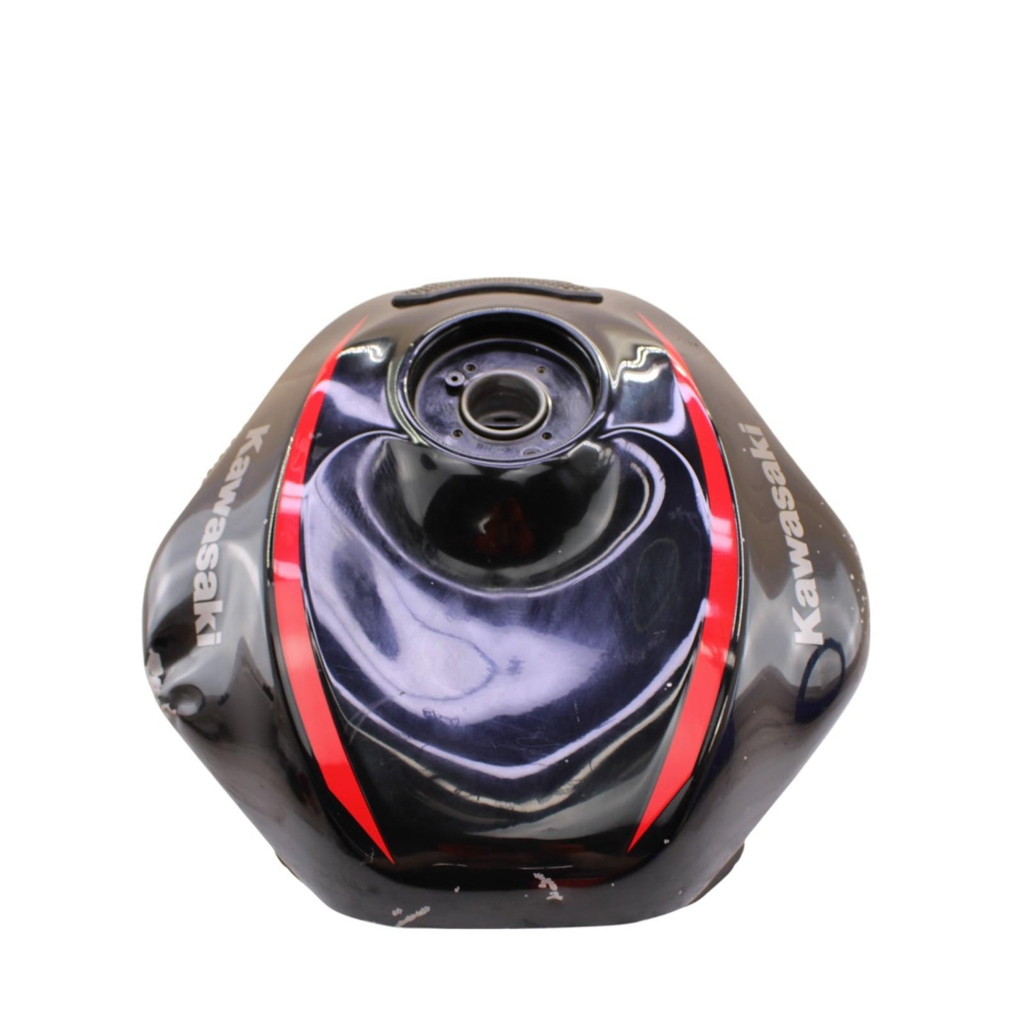 2019 - 2024 KAWASAKI NINJA ZX6R FUEL TANK GAS RESERVOIR BLACK PETROL *DENTED*