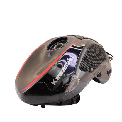 2019 - 2024 KAWASAKI NINJA ZX6R FUEL TANK GAS RESERVOIR BLACK PETROL *DENTED*